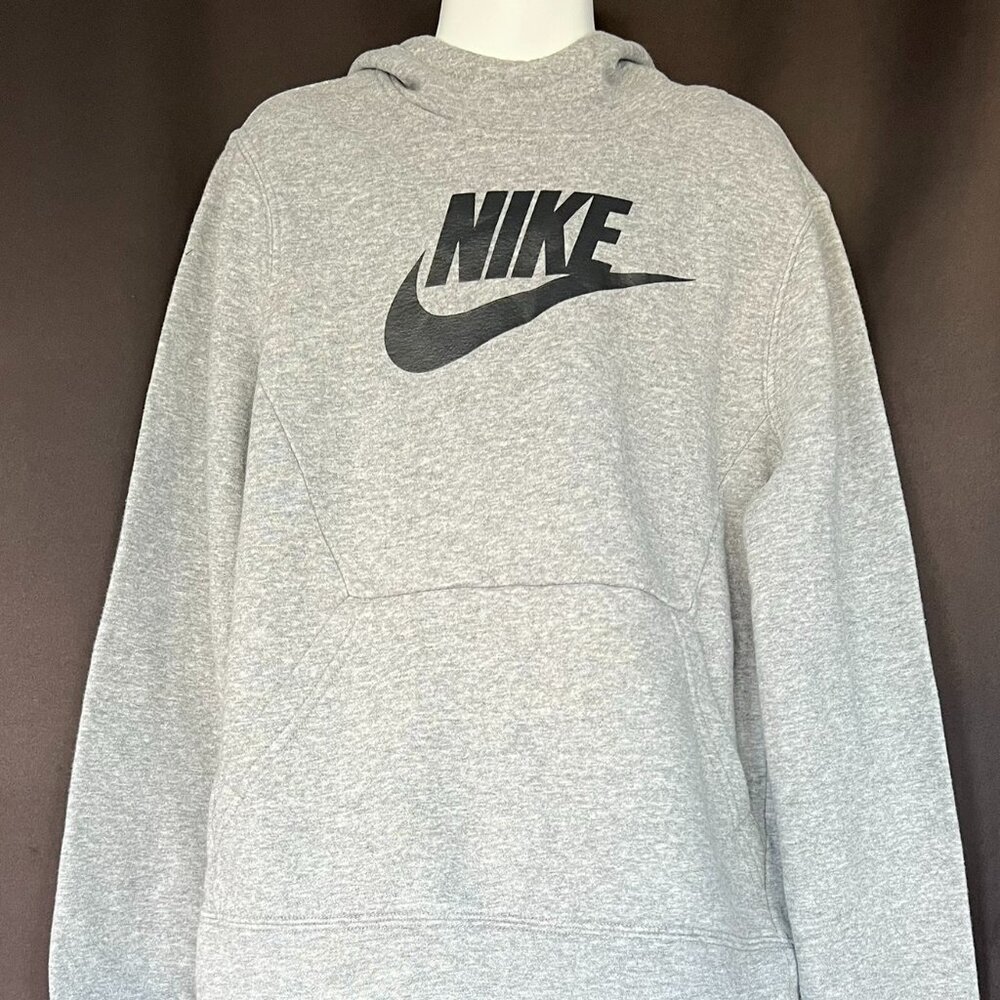 Nike Boys Gray Hoodie - Size Small